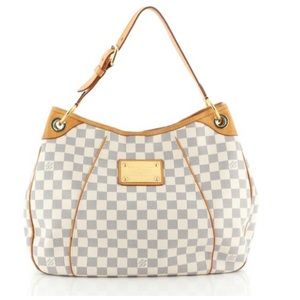Louis Vuitton Galleria PM White Damier Azur Canvas